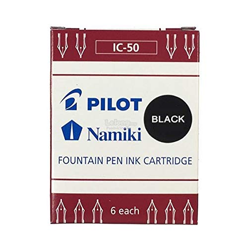 Amazon | Pilot インクカートリッジ - ブラック (6個パック
